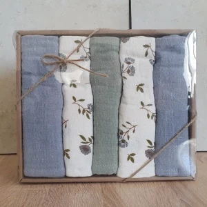 Набір рушників для кухні Nilteks 5 штук 40х60 Tencel Natural